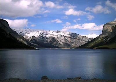 Lake Minnawanka near Banff Alberta