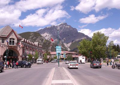 Nearing Downtwn Banff